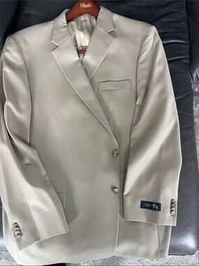 H&M Men's Light Gray Two-Button Blazer